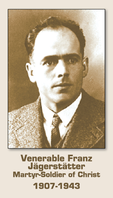 Venerable Franz Jägerstätter Prayer Card